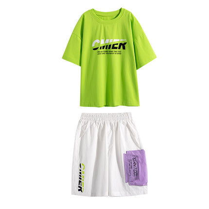 Boys Short-Sleeve Top & Shorts 2-Piece Set