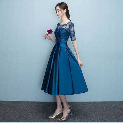 Western Style Mid-length Elegant Party Dress