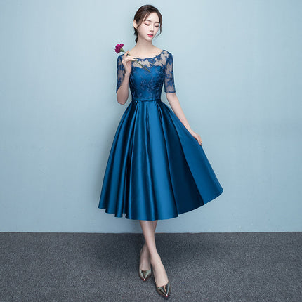 Western Style Mid-length Elegant Party Dress