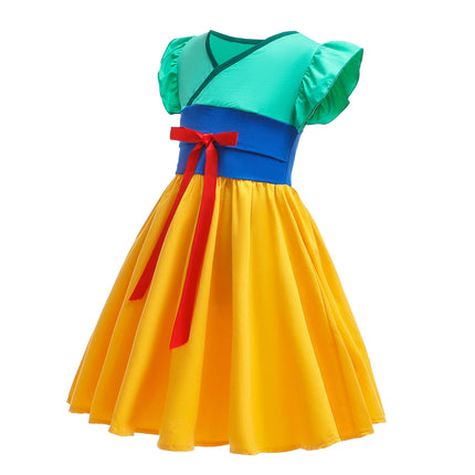 Girls' Colourful Cotton Dress