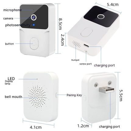 Wireless Remote Video Door Bell For Home Monitoring