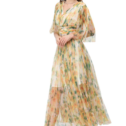 Women's Retro Temperament Printed Dress