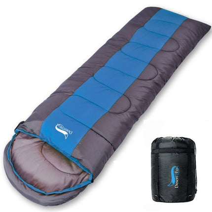 Lightweight Camping Sleeping Bag With Warm & Cold Envelope Backing