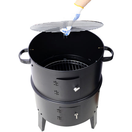 Outdoor Camping Charcoal Smoked Grill