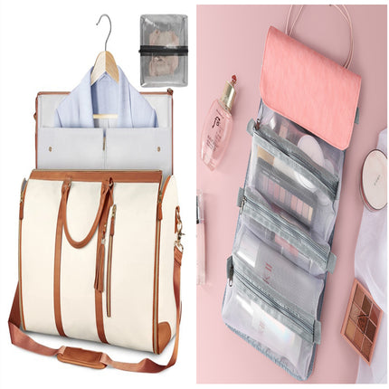 Large Capacity Women's Travel Folding Waterproof Duffle Bag