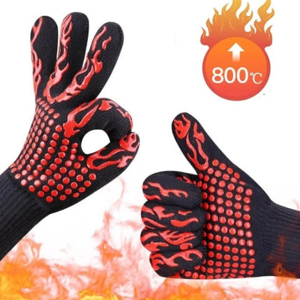 Reusable BBQ Non-Stick Grill Mesh Bag With BBQ Gloves