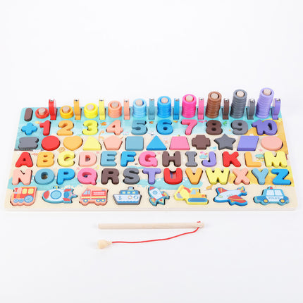Montessori Wooden 3D Puzzle Board for Kids
