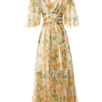 Women's Retro Temperament Printed Dress