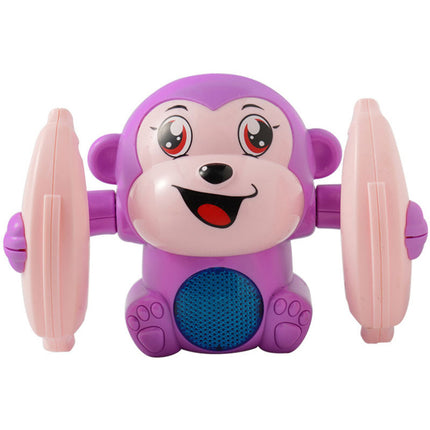 Voice-Activated Tumbling Monkey Toy for Babies – Lights, Music & Sound
