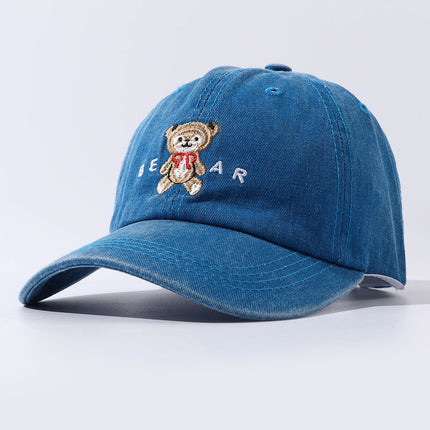 Chapeau brodé Ours en peluche pour femme