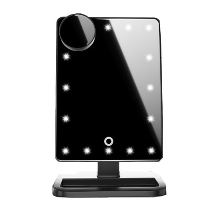 Touch Screen Makeup Mirror With 20 LED Lights And Bluetooth Speaker