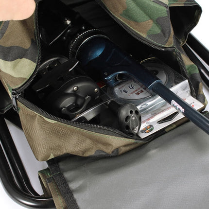 Portable folding fishing chair hiking backpack