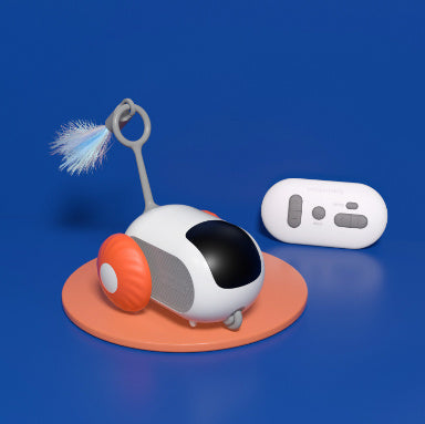 Remote Smart Control Interactive Cat Car Toy With USB Charging.