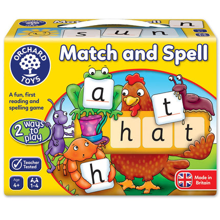 Kids Match & Spell Educational Card Game