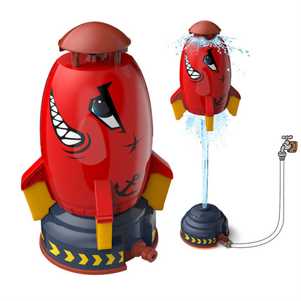 Outdoor Rocket Launcher Water Pressure Lift Sprinkler Toy