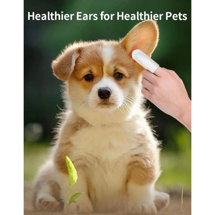 Dog And Cat Eye And Ear Cleaning Finger Wipes