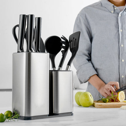 Kitchen Utensil Knife Holder And Storage Bucket