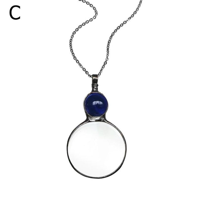 Mother's Day Magnifying Glass Pendant Necklace