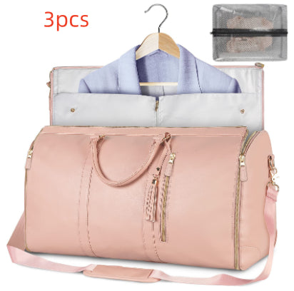 Large Capacity Women's Travel Folding Waterproof Duffle Bag