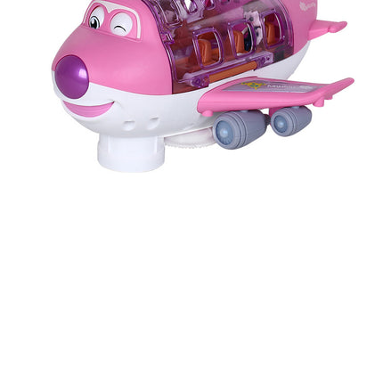 360° Rotating LED Airplane Toy with Music & Lights for Kids