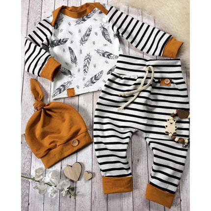 Boys' 3-Piece Cotton Knit Set | Soft Everyday Outfit (70–100cm)