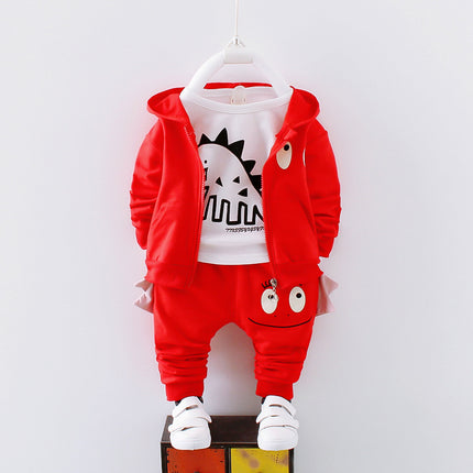 Boys Hooded 3 Piece Suit