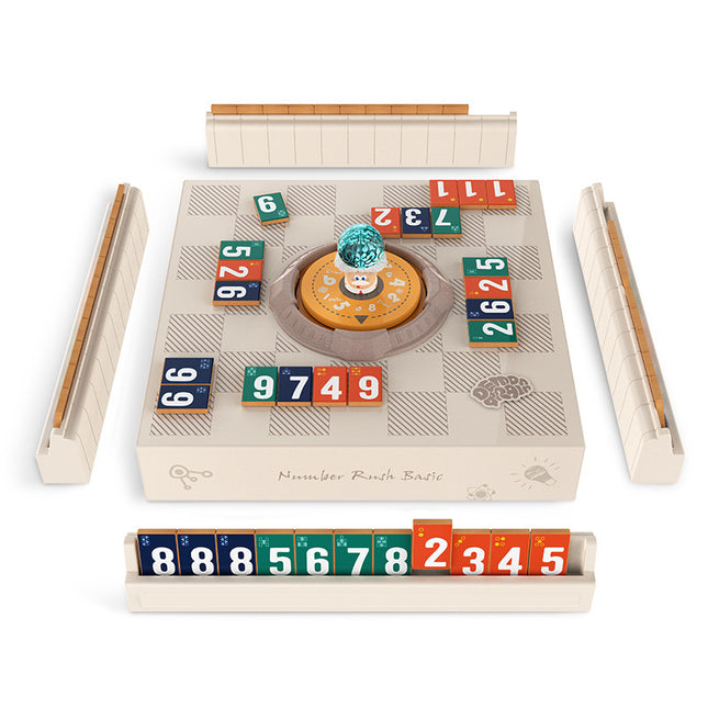 Family Mahjong Math Board Game — Basic & Deluxe Editions