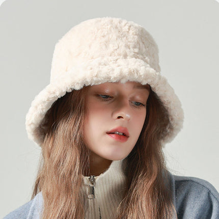 Lambs Wool Winter Warm Fashionable Hat For Women