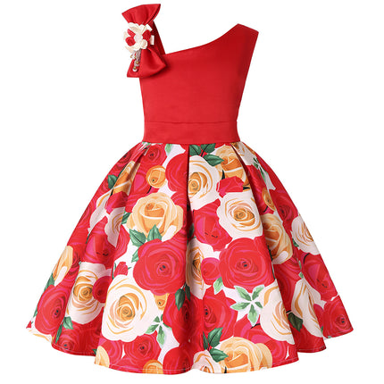 Girls Elegant Flower Dress