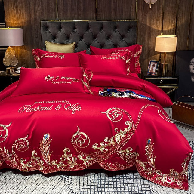 Ice Silk Quilt Four-piece Bedding Sets