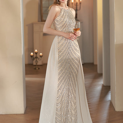 Women's Light Luxury High End Mermaid Evening Dress