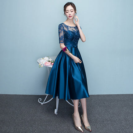 Western Style Mid-length Elegant Party Dress