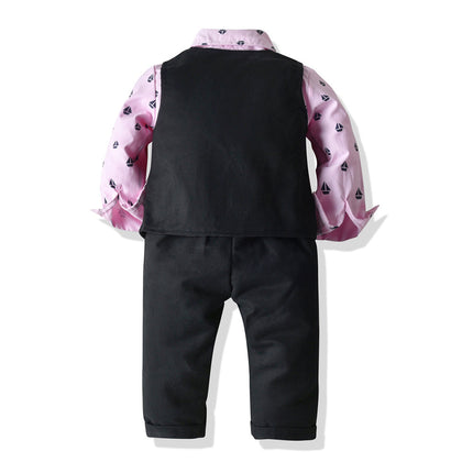 Boys 3-Piece Long Sleeve Suit Set
