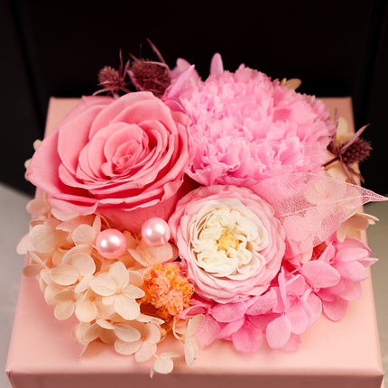 Mothers Day Rose Carnation Gift Box