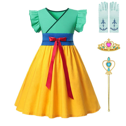 Girls' Colourful Cotton Dress
