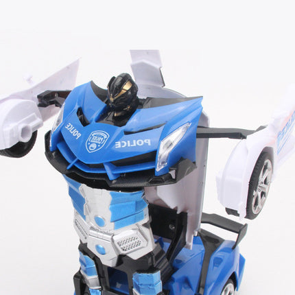Kids Transforming Robot Remote Control Car — 1:18 Scale RC Toy