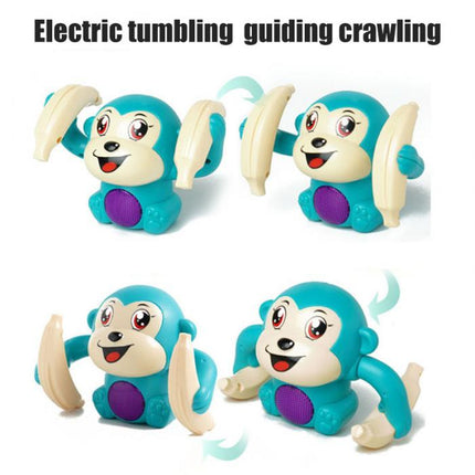 Voice-Activated Tumbling Monkey Toy for Babies – Lights, Music & Sound
