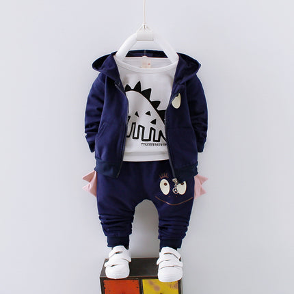 Boys Hooded 3 Piece Suit