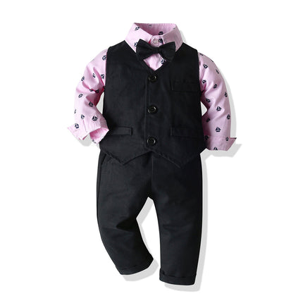 Boys 3-Piece Long Sleeve Suit Set