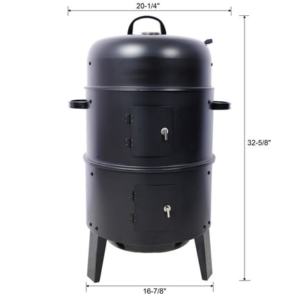 Outdoor Camping Charcoal Smoked Grill