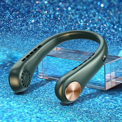 Portable Mini Neck Air Cooler With Bladeless Fan