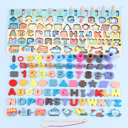 Montessori Wooden 3D Puzzle Board for Kids