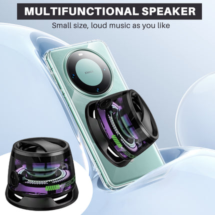 Portable Bluetooth Speaker With magnetic Phone Holder