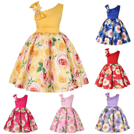 Girls Elegant Flower Dress
