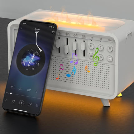 Humidifier with Bluetooth Speaker And 8 Group Nature sounds For Sleep Aid