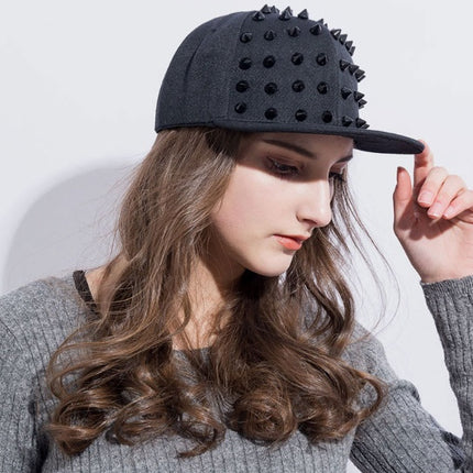 Black Rivet Hat