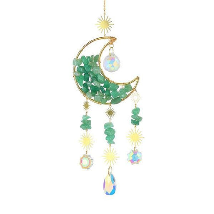 Car Moon Metal Crystal Accessory