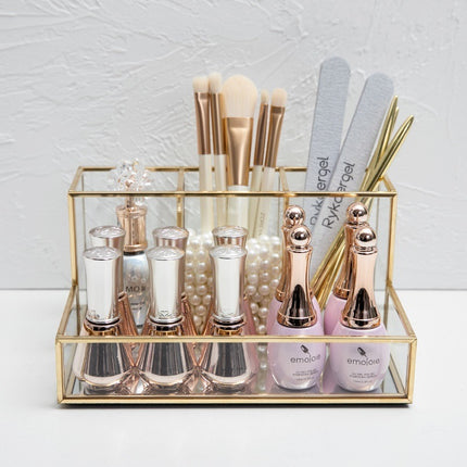 Glass Skin Care Storage Box