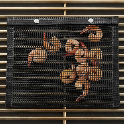 Reusable BBQ Non-Stick Grill Mesh Bag With BBQ Gloves