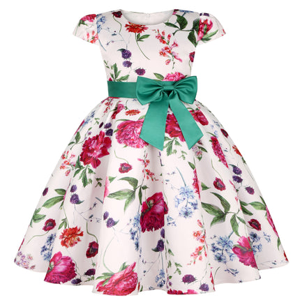Girls Elegant Flower Dress